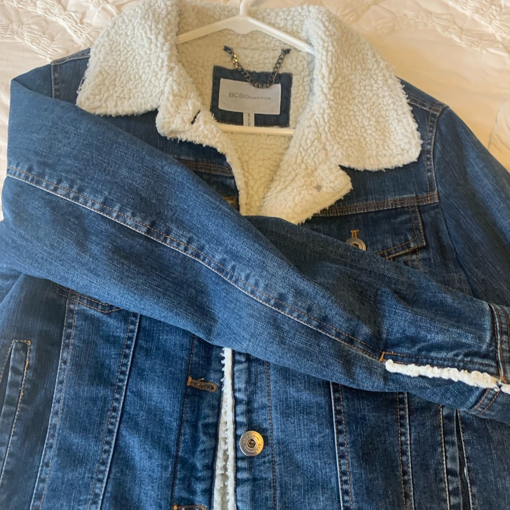 Bcbg Generation Denim Jacket Size Medium - image 2